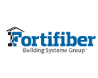 Logo of Fortifiber Building Systems Group, featuring a stylized house icon and the company name in blue text against a white background, reminiscent of the classic signage seen at Scott's Hill Hardware.