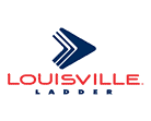 Logo of Louisville Ladder featuring three blue arrows pointing to the right above red text reading "LOUISVILLE LADDER" as seen at Scott's Hill Hardware.