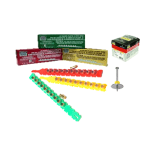 Several packs of different types and colors of ammunition, including some in red, green, and yellow strips, are available at Scott's Hill Hardware.