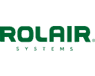 A green rectangle featuring the text "ROLAIR" in bold green capital letters, reminiscent of a detailed product display sign you might find at Scott's Hill Hardware.