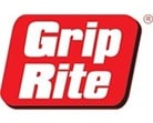 Grip Rite logo in bold white letters with a red background and border, proudly displayed at Scott's Hill Hardware.