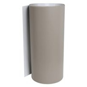 A cylindrical, beige wall-mounted outdoor light fixture with an opaque white diffuser on one side, available at Scott's Hill Hardware.